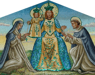 Mosaico Madonna del Rosario
