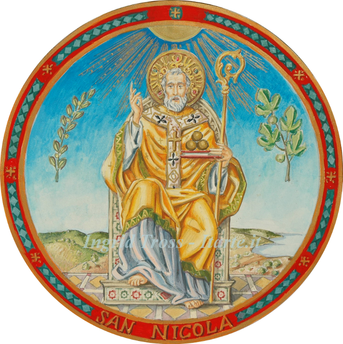 Mosaico San Nicola - Bozzetto