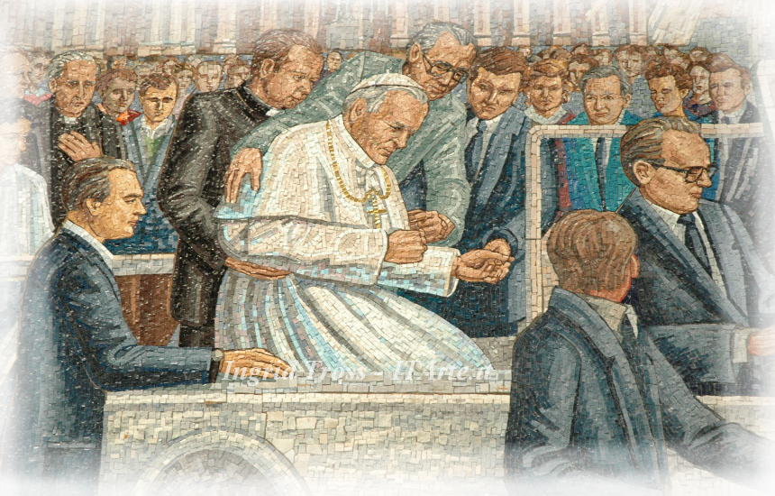 Mosaico Attentato al Papa - Particolare 3