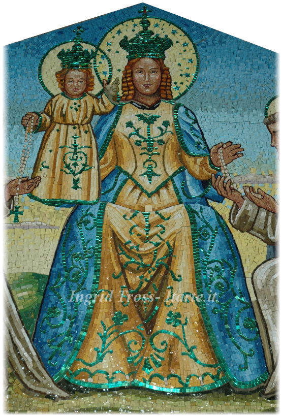 Mosaico Madonna del Rosario - Particolare 3