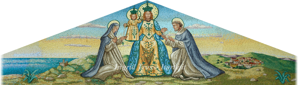 Mosaico Madonna del Rosario