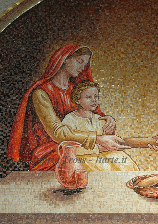 Mosaico Sacra Famiglia - Particolare 2