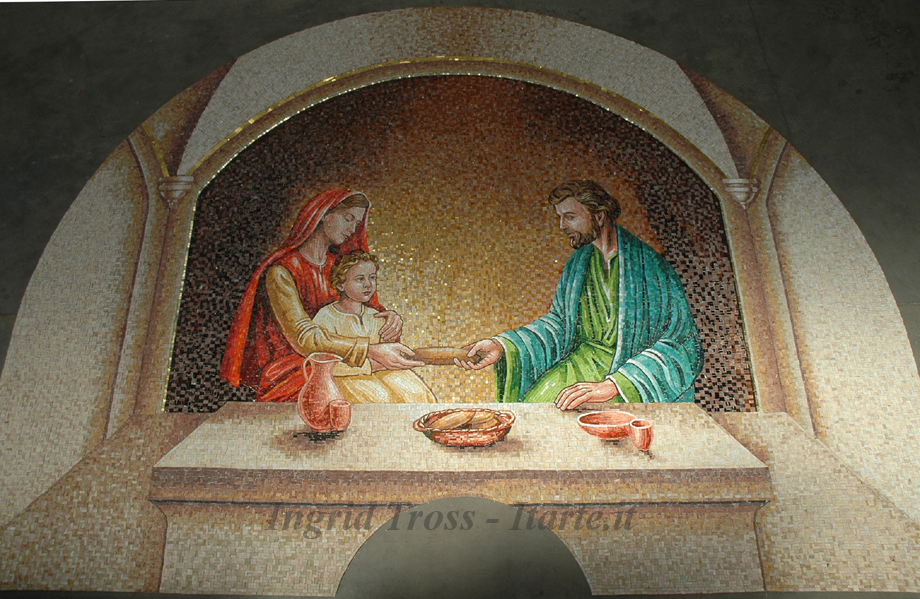 Mosaico Sacra Famiglia - 2