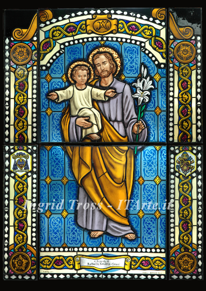Vetrata San Giuseppe con Ges Bambino